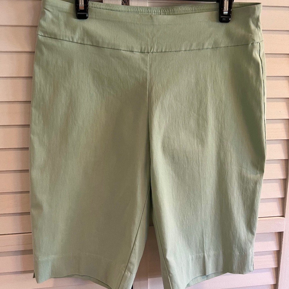 Ruby Rd Crop capri shorts size 10. Slip on
